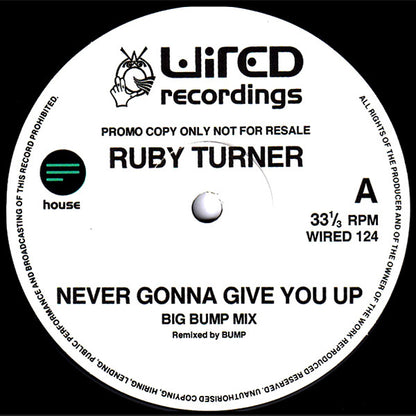 Ruby Turner : Never Gonna Give You Up (12", Promo)