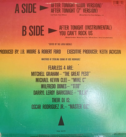 The Fearless Four : After Tonight (12")