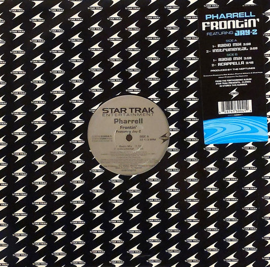 Pharrell* Featuring Jay-Z : Frontin' (12")