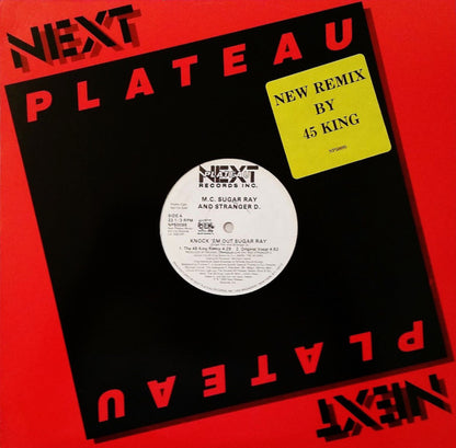 MC Sugar Ray & Stranger D : Knock 'Em Out Sugar Ray (12", Promo)