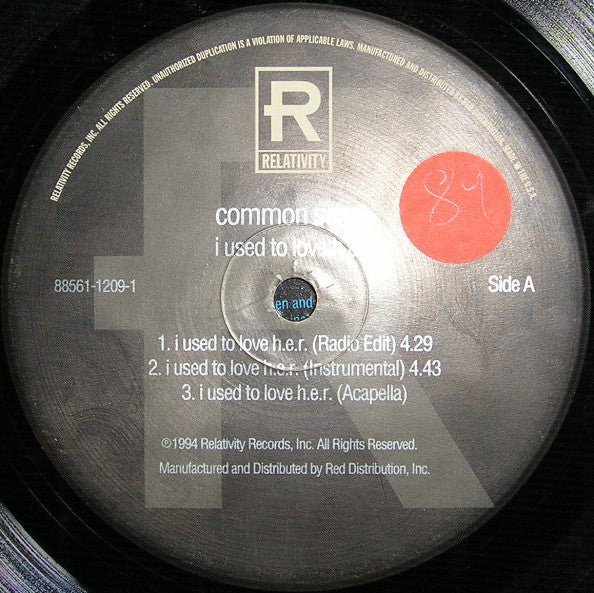 Common Sense* : I Used To Love H.E.R. / Communism (12", RP)