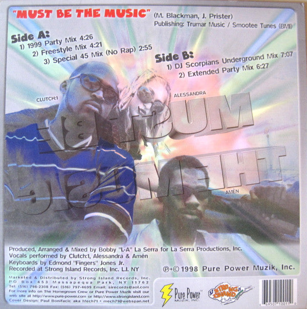 Homegrown Crew : Must Be The Music (12")