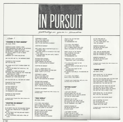 In Pursuit (2) : Standing In Your Shadow (LP)