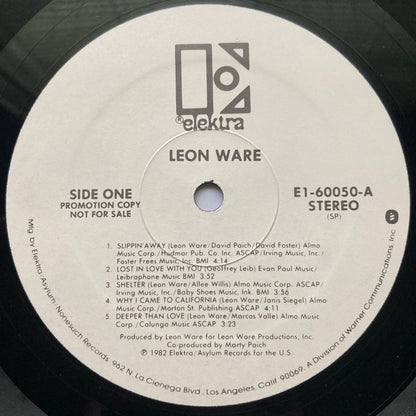 Leon Ware : Leon Ware (LP, Album, Promo, SP)