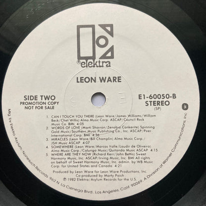 Leon Ware : Leon Ware (LP, Album, Promo, SP)