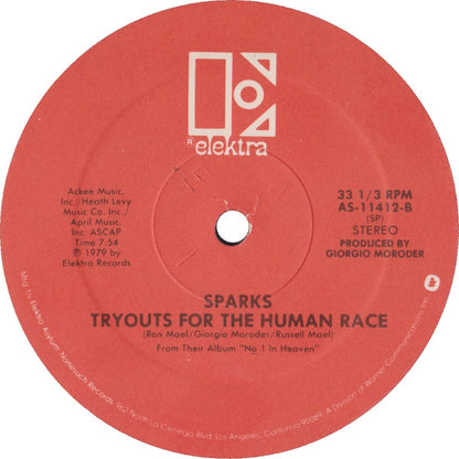 Sparks : Beat The Clock / Tryouts For The Human Race (12", Red)