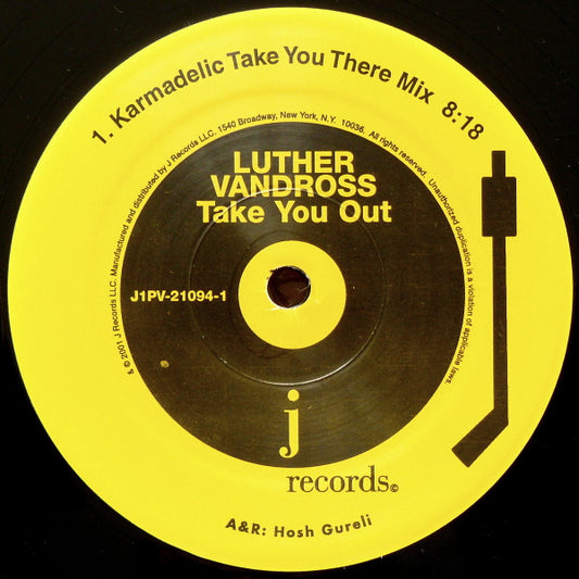 Luther Vandross : Take You Out (Remixes) (2x12")