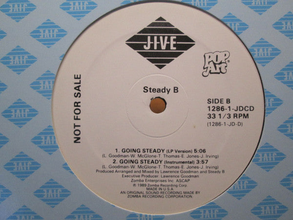Steady B : Going Steady (12", Promo)