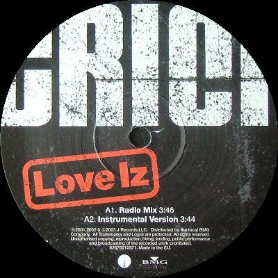 Erick Sermon : Love Iz / Music (Remix) (12")