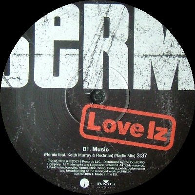 Erick Sermon : Love Iz / Music (Remix) (12")