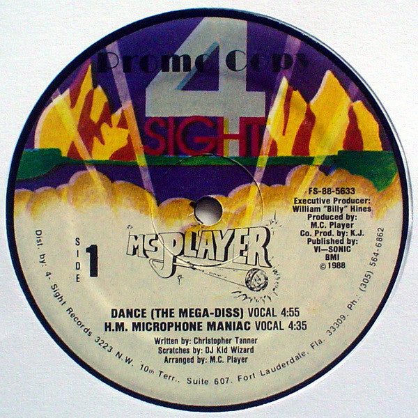 MC Player : Dance (The Mega-Diss) (12", Promo)