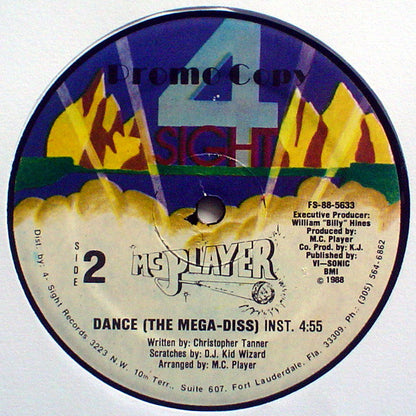 MC Player : Dance (The Mega-Diss) (12", Promo)