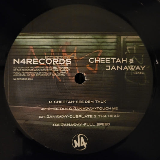 Cheetah (23) & Janaway : Cheetah & Janaway E​.​P  (12", EP)