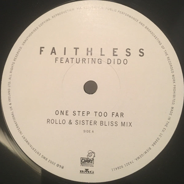 Faithless : One Step Too Far (12")