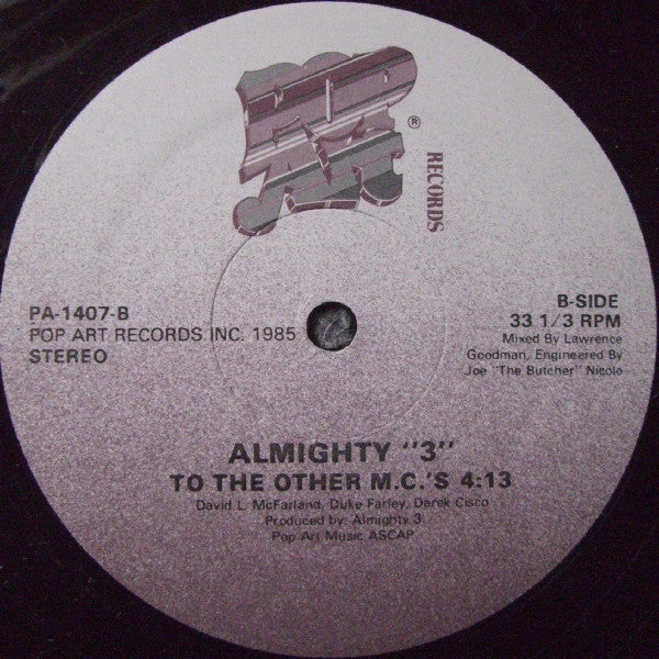 Almighty 3 : To The Other MC's (12")