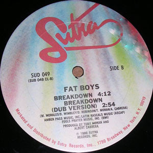 Fat Boys : In The House / Breakdown (12")