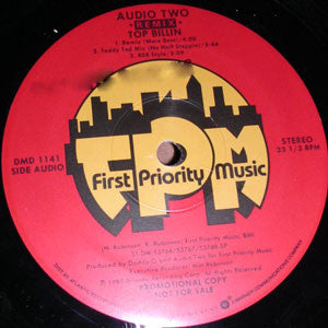 Audio Two : Top Billin (Remix) (12", Promo)