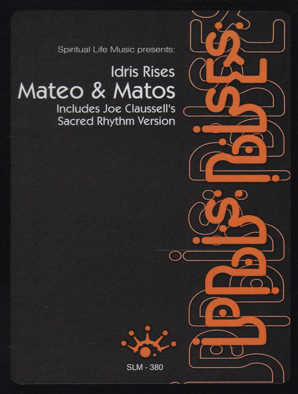 Mateo & Matos : Idris Rises (12")