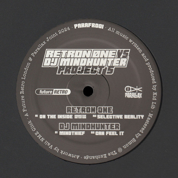 Retron 0ne vs. Dj Mindhunter : Project 5 (2x12", EP)