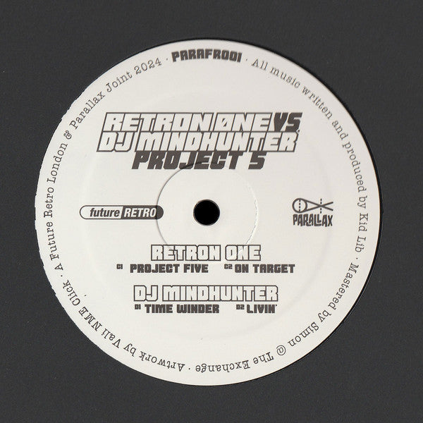 Retron 0ne vs. Dj Mindhunter : Project 5 (2x12", EP)