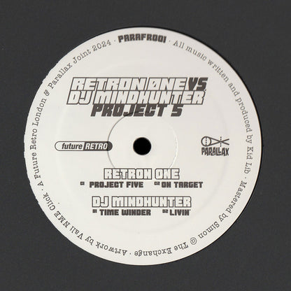Retron 0ne vs. Dj Mindhunter : Project 5 (2x12", EP)