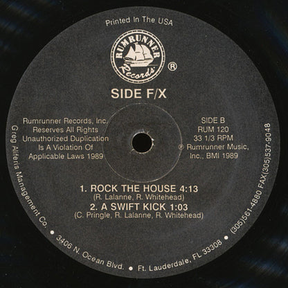 Side F/X : A Swift Kick (12")