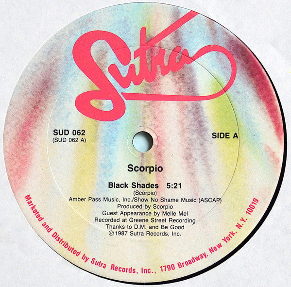 Scorpio (3) : Black Shades (12")