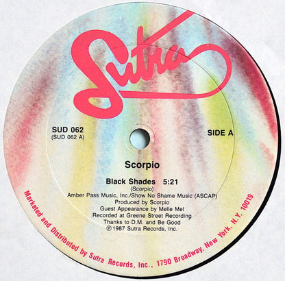 Scorpio (3) : Black Shades (12")