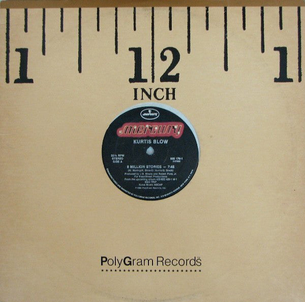 Kurtis Blow : 8 Million Stories / AJ Scratch (12")