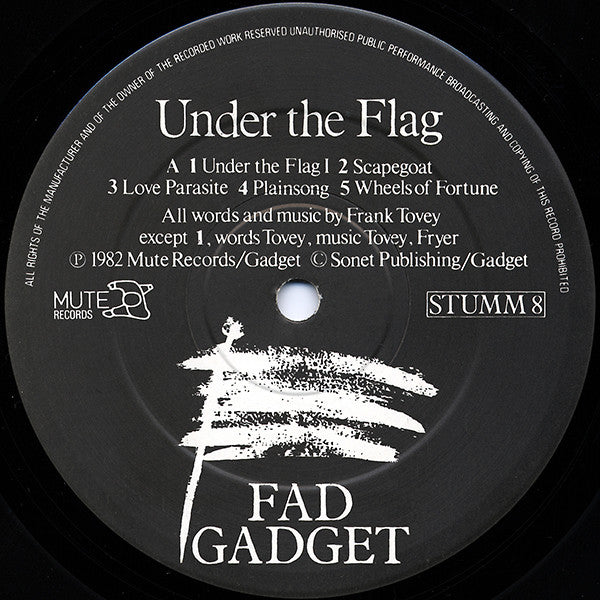 Fad Gadget : Under The Flag (LP, Album)