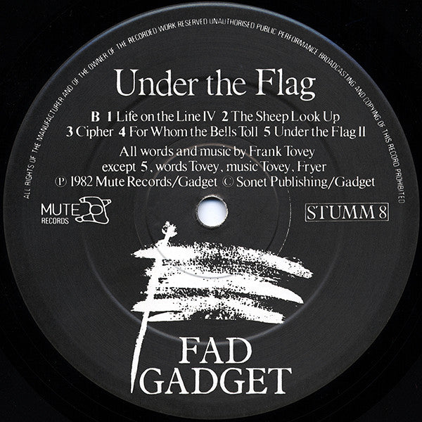 Fad Gadget : Under The Flag (LP, Album)
