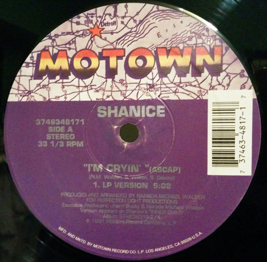 Shanice : I'm Cryin' / I Love Your Smile (12", Single)