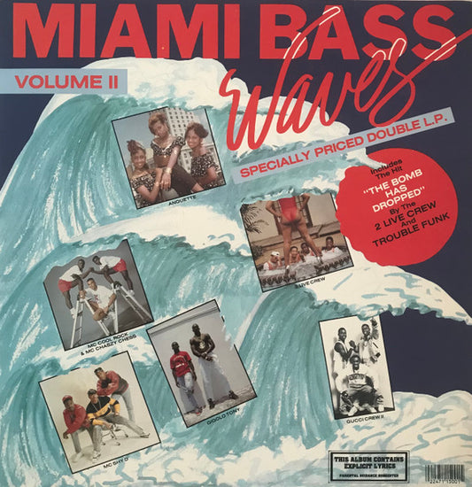 Various : Miami Bass Waves Volume II (2xLP, Album, Comp, P/Mixed)