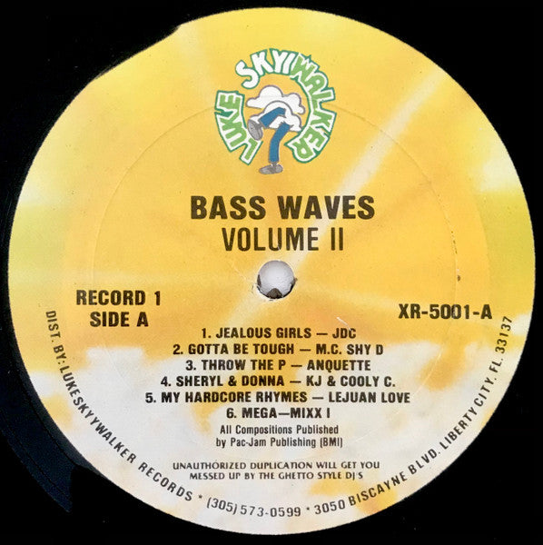 Various : Miami Bass Waves Volume II (2xLP, Album, Comp, P/Mixed)