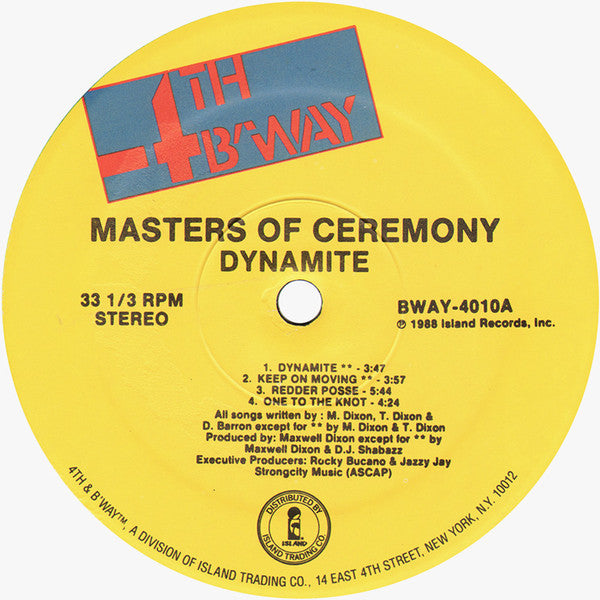 Masters Of Ceremony (2) : Dynamite (LP, Album)