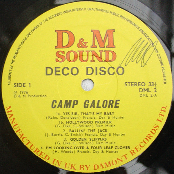 Camp Galore : Deco Disco (LP)
