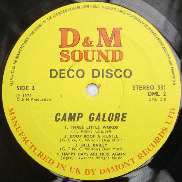 Camp Galore : Deco Disco (LP)