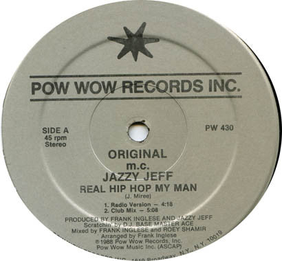 Jazzy Jeff : Real Hip Hop My Man (12")