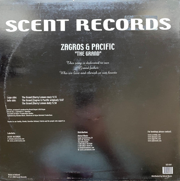 DJ Zagros & Pacific : The Grand (12")