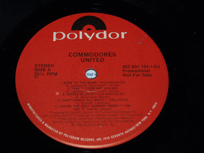 Commodores : United (LP, Album, Promo)