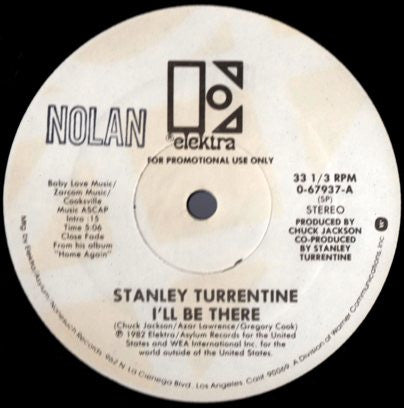 Stanley Turrentine : I'll Be There (12", Promo)