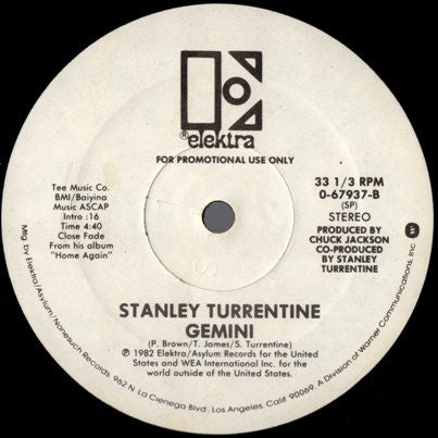 Stanley Turrentine : I'll Be There (12", Promo)