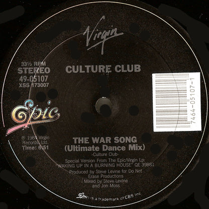 Culture Club : The War Song (Ultimate Dance Mix) (12")