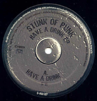 Stunk Of Punk : Have A Drink EP (12", EP)