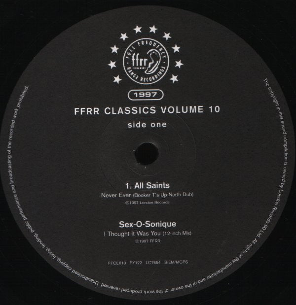 Various : FFRR Classics Volume 10 (12", Num)