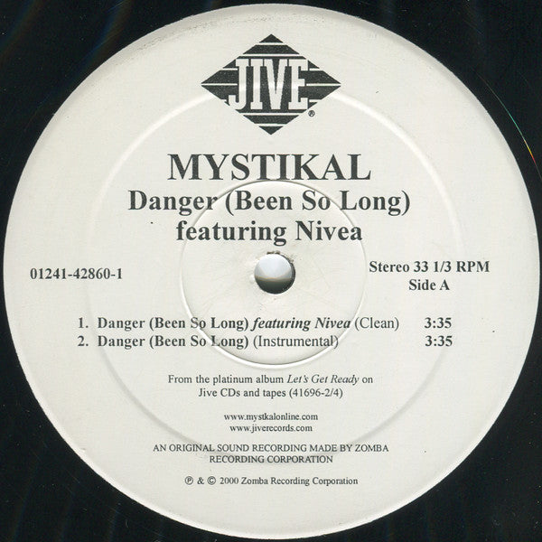 Mystikal Featuring Nivea : Danger (Been So Long) (12", Single)