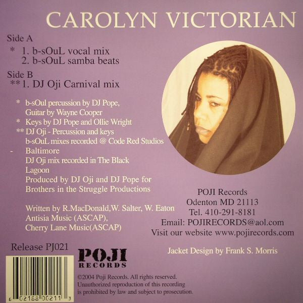 Carolyn Victorian : Little Black Samba (12")