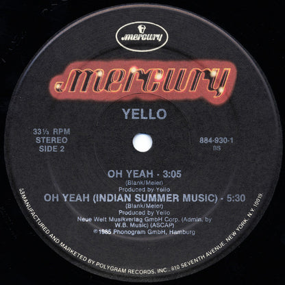 Yello : Oh Yeah (12", 53-)