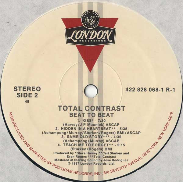 Total Contrast : Beat To Beat (LP, Album)