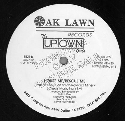 The Uptown Girls : Rescue Me (12", Promo)